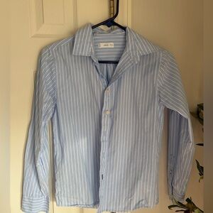 Boy’s  Blue Striped Shirt by Mango
